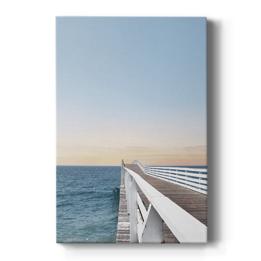 Day at the Pier Premium Gallery Wrapped Canvas - Ready to Hang