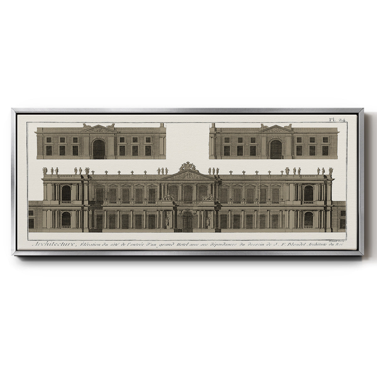 Buildings & Facades I - Floater Framed Canvas Print
