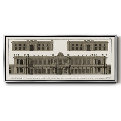 Buildings & Facades I - Floater Framed Canvas Print