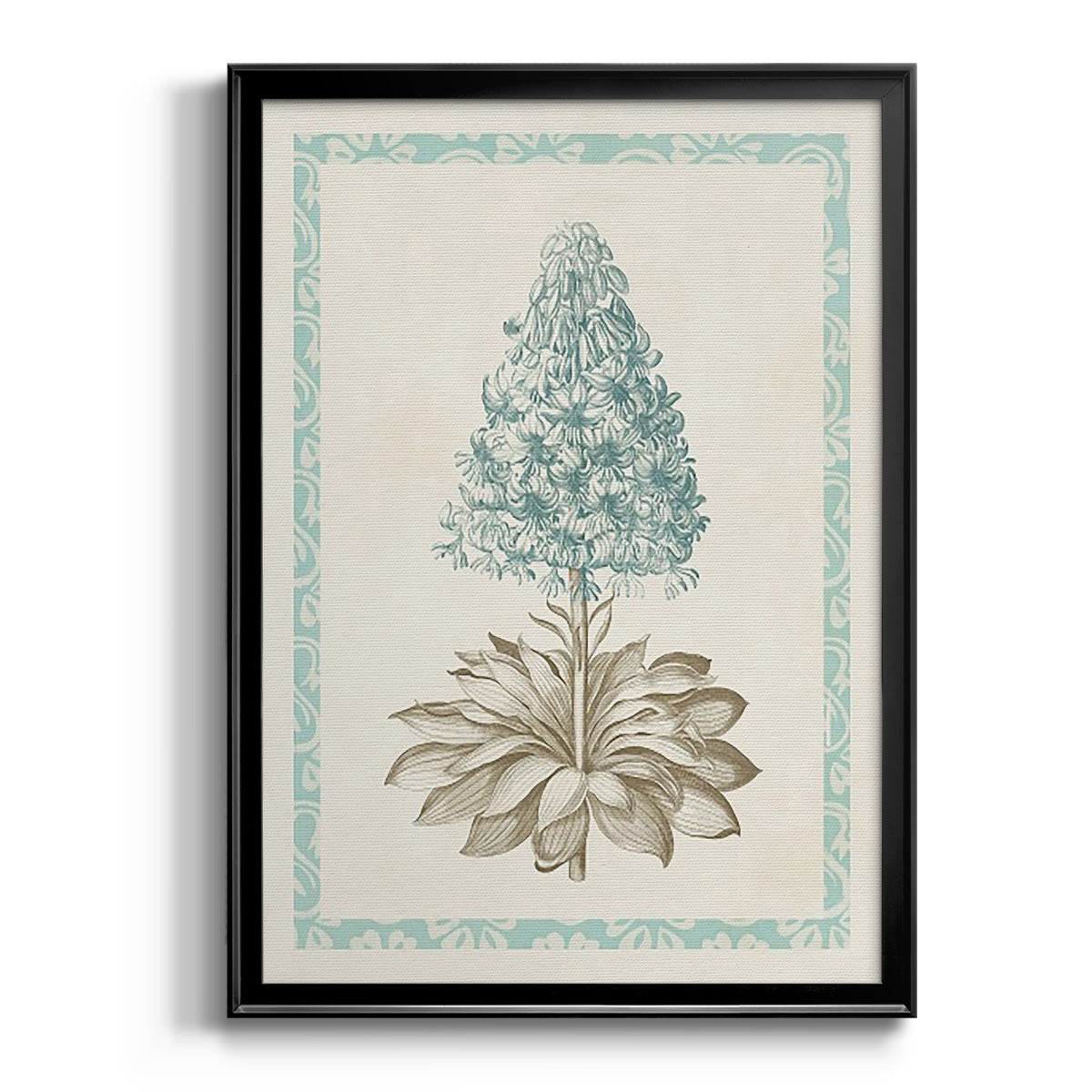 Willow Blue Besler VI - Modern Framed Canvas Print