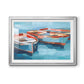 Primary Boats II Premium Framed Print - Ready to Hang