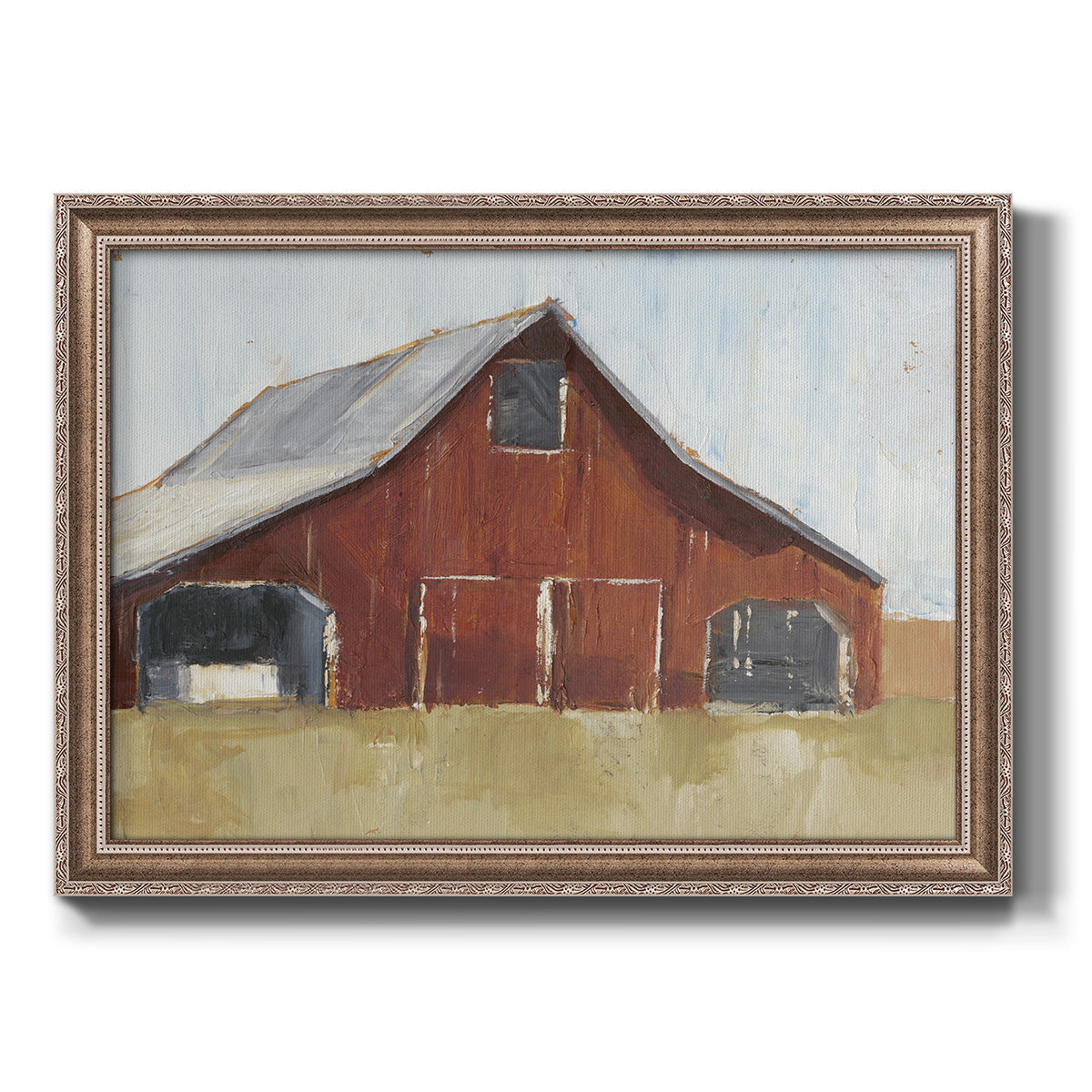 Rustic Red Barn I Premium Framed Canvas- Ready to Hang