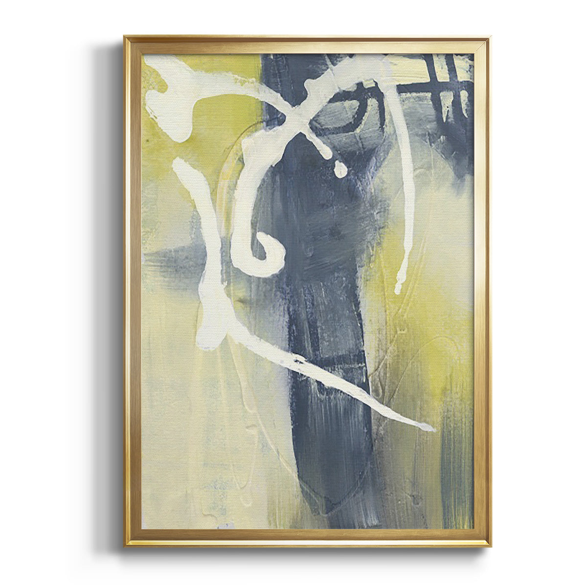 Delightful II - Modern Framed Canvas Print