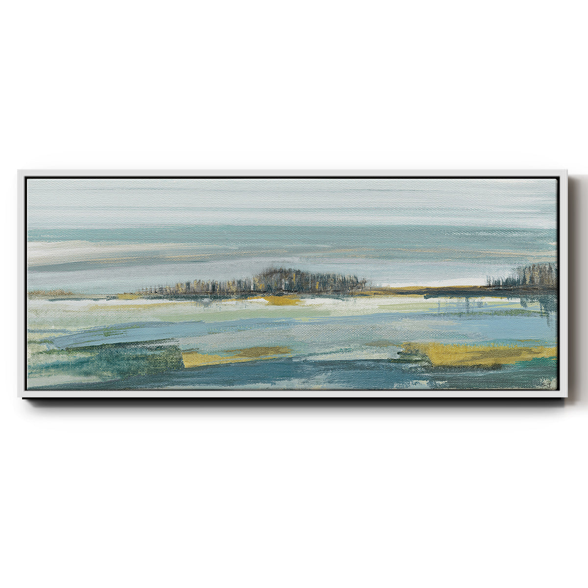 Lewbeach Vista - Floater Framed Canvas Print