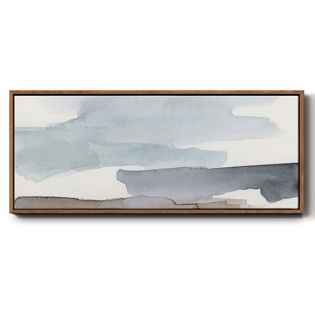 Coastal Tones III - Floater Framed Canvas Print