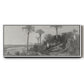 On the Coast of Florida - Floater Framed Canvas Print