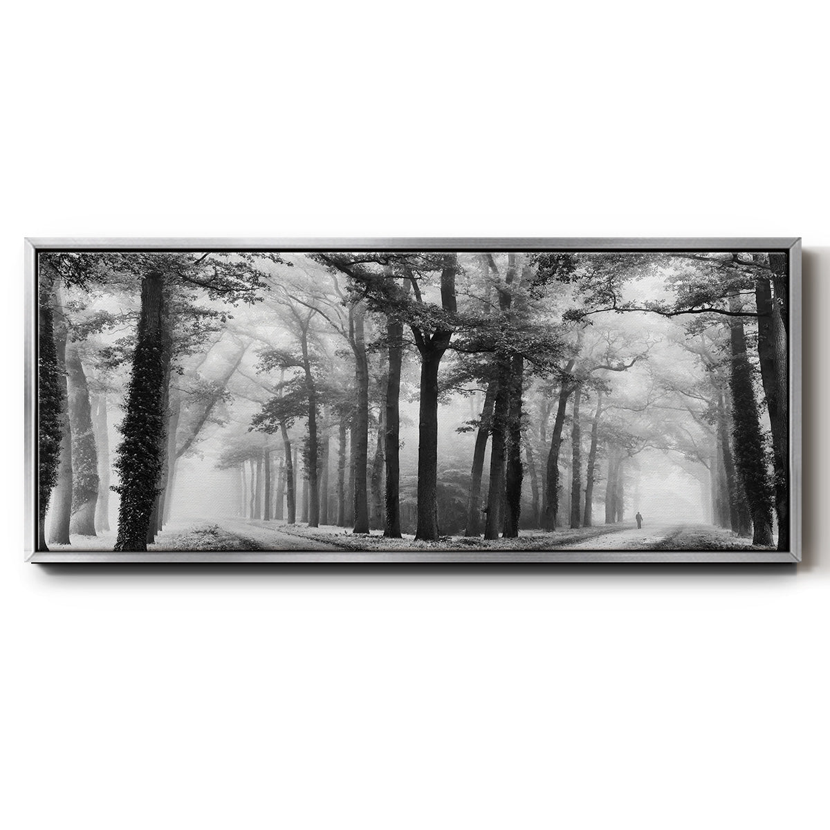 Turning Left Wasn't Right - Floater Framed Canvas Print