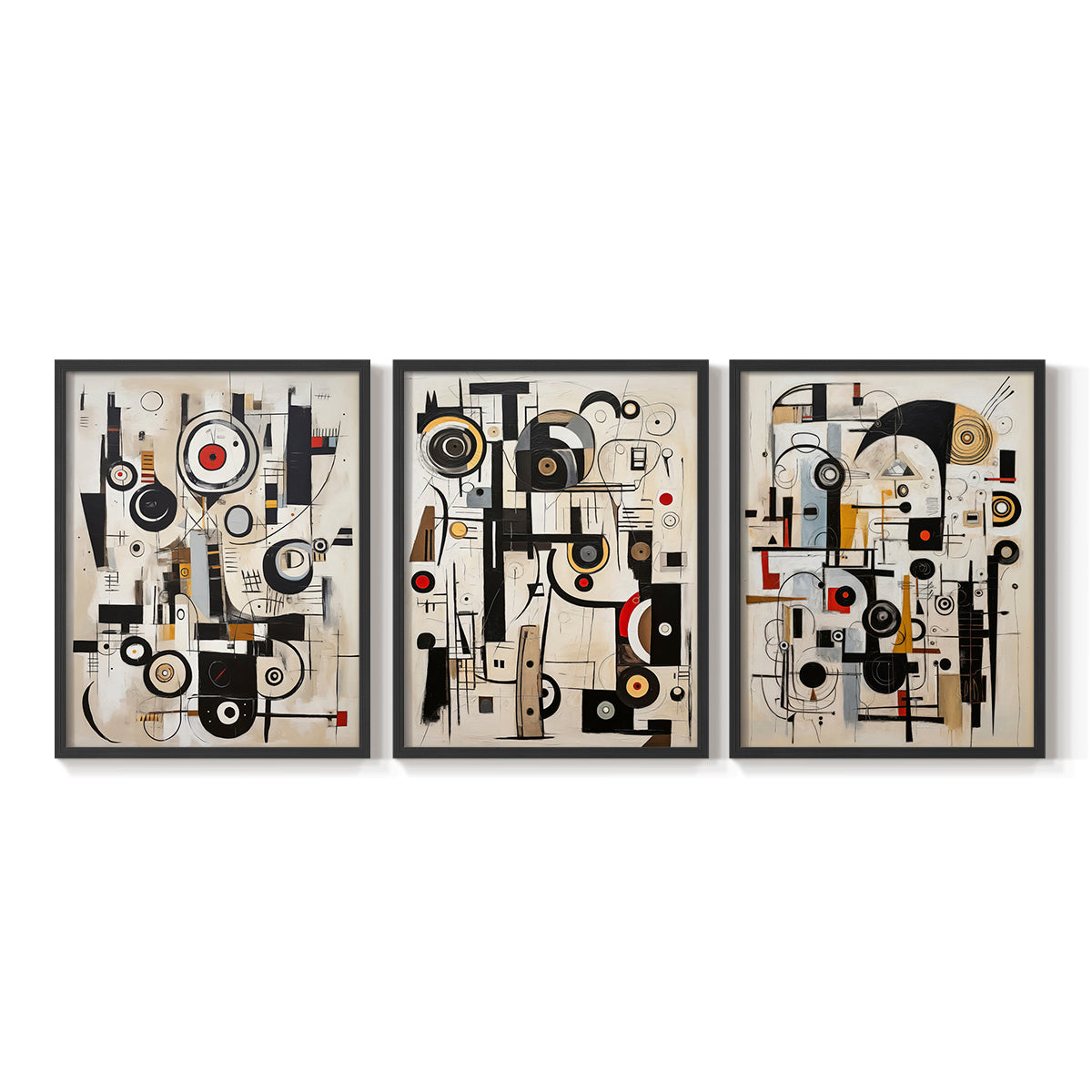 Abstract Series CLXVIII - Restickable Framed Art Set