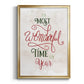 Wonderful Time of the Year - Modern Framed Canvas Print