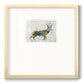 Deer Totem - Double Matboard Framed Print