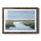Coastal Plains II - Barnwood Framed Art Print