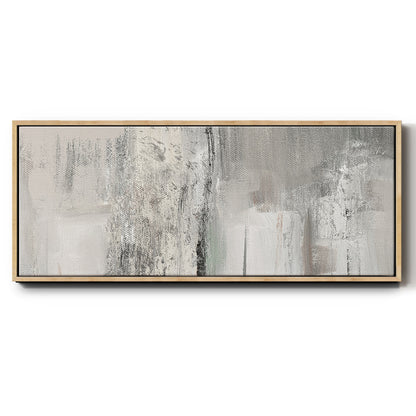 Glittering Shoreline - Floater Framed Canvas Print