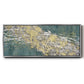 Mistral VI in Sea Green - Floater Framed Canvas Print