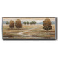 Linen Landscape I - Floater Framed Canvas Print