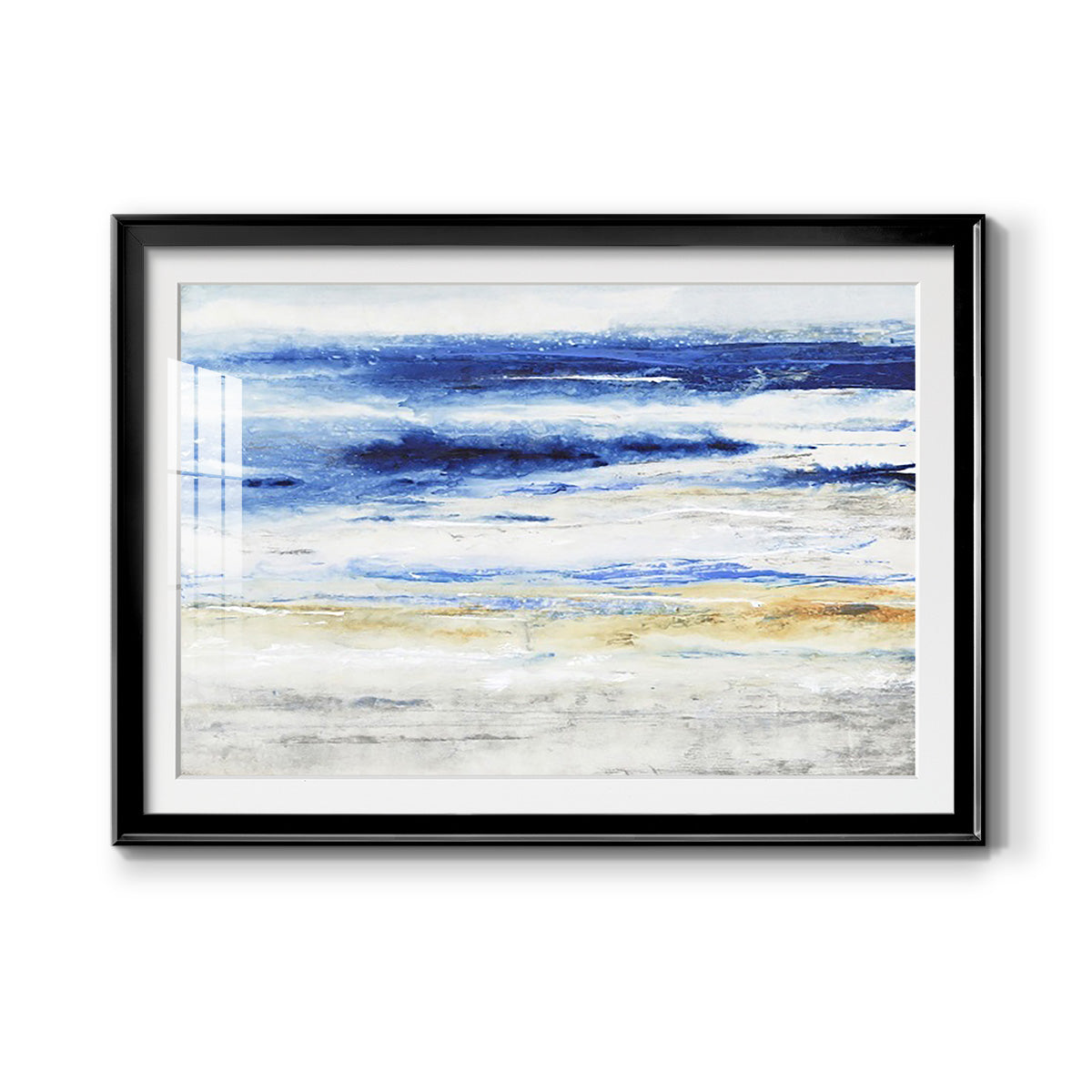 Choppy Seas I - Modern Framed Art Print