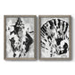 Ocean Inkblot I - Premium Framed Canvas 2 Piece Set - Ready to Hang