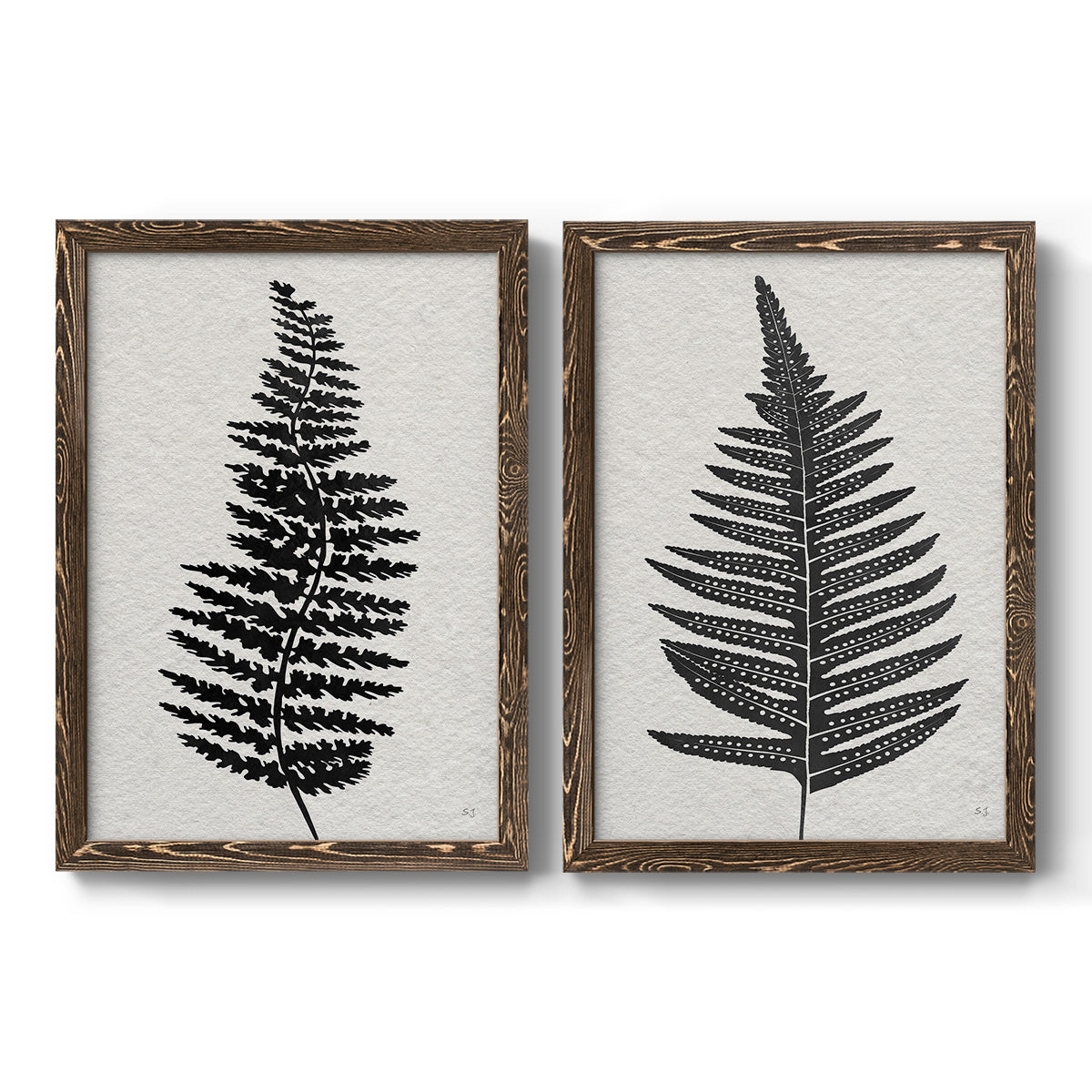 Forest Fern III - Premium Framed Canvas 2 Piece Set - Ready to Hang