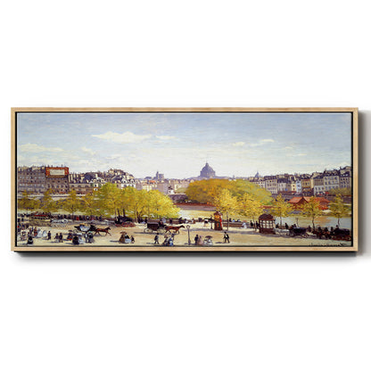 Que Du Lourve, 1867 - Floater Framed Canvas Print