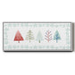 Christmas Tree Whimsy Collection C - Floater Framed Canvas Print