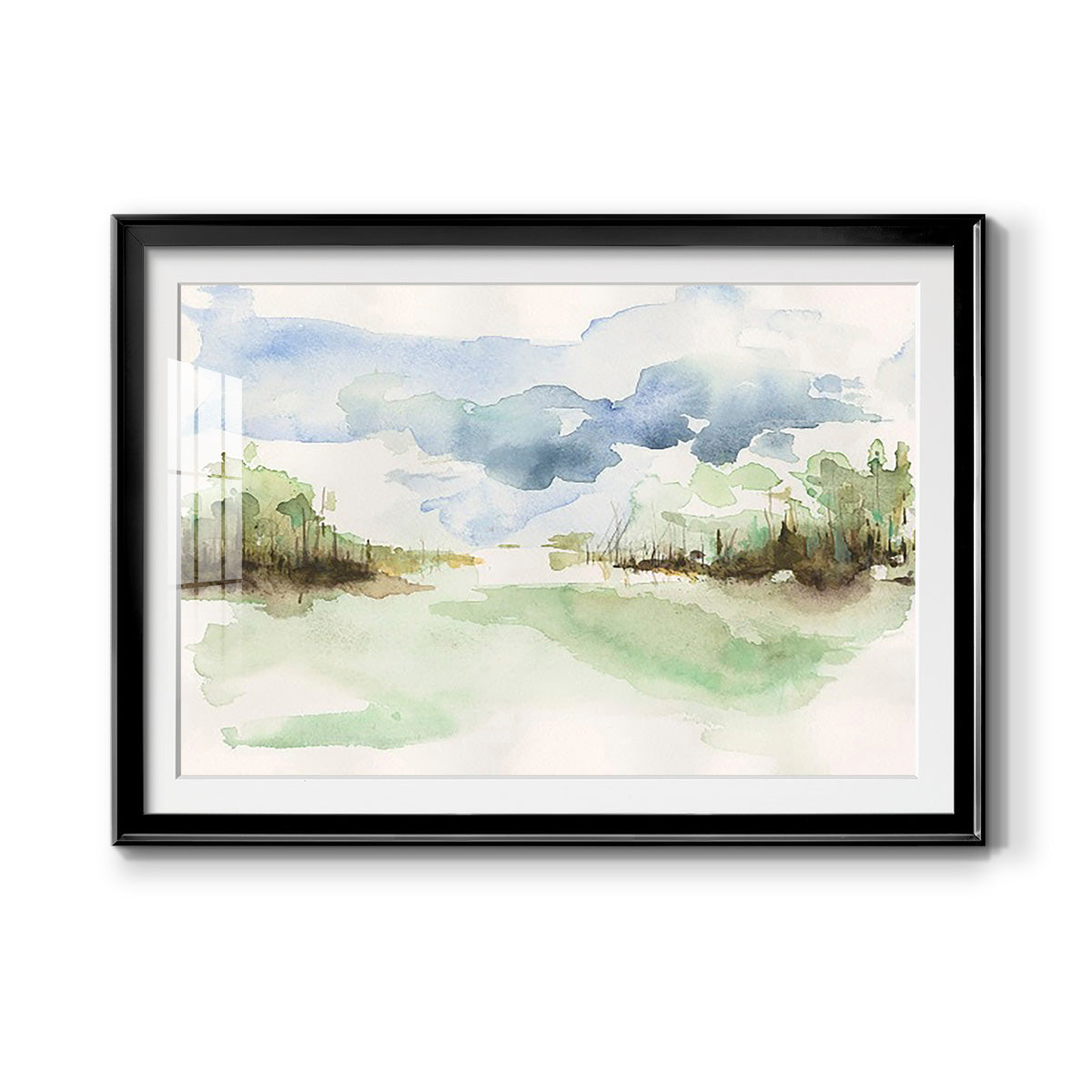 Brush Thickets II - Modern Framed Art Print