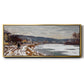 The Seine at Bougival, 1869 - Floater Framed Canvas Print