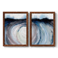 Geode Valley I - Premium Framed Canvas 2 Piece Set - Ready to Hang