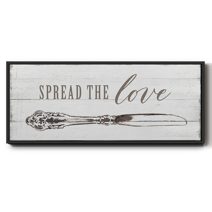Spread the Love - Floater Framed Canvas Print