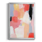 Aerial Scarlet I - Modern Framed Canvas Print