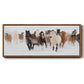Pasture Run - Floater Framed Canvas Print