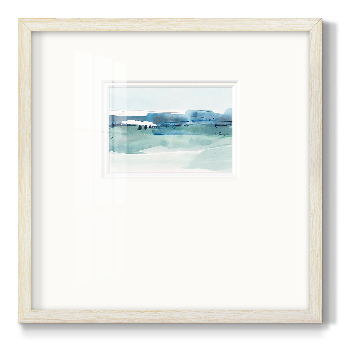 Ultramarine Vista I Premium Framed Print Double Matboard