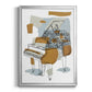 Rehearsal I - Modern Framed Canvas Print