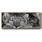 Snow Leopard Sanctuary - Floater Framed Canvas Print