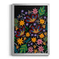 Muddled Flowers I - Modern Framed Canvas Print