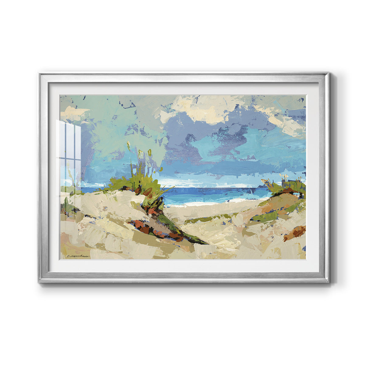 Dunes II Premium Framed Print - Ready to Hang