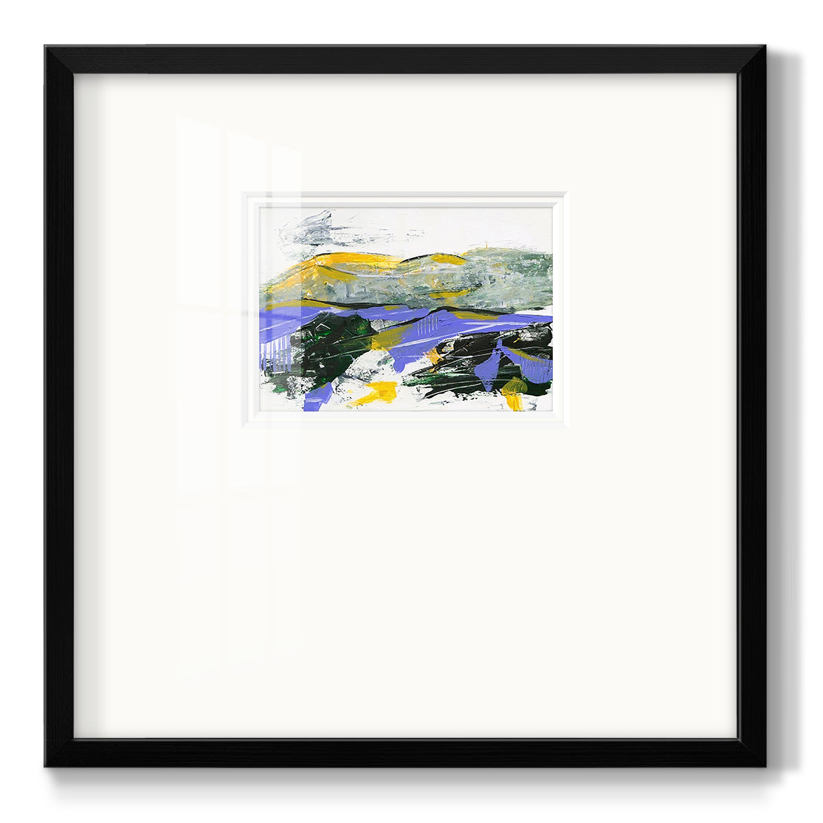 Silent Mountain IV Premium Framed Print Double Matboard