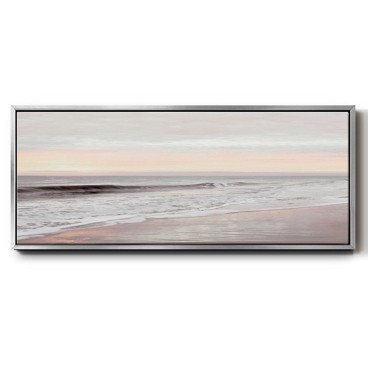 Dawn on the Horizon I - Floater Framed Canvas Print
