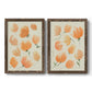 Fallen Flowers I - Barnwood Framed Canvas Set