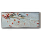 Chickadees in Winter - Floater Framed Canvas Print