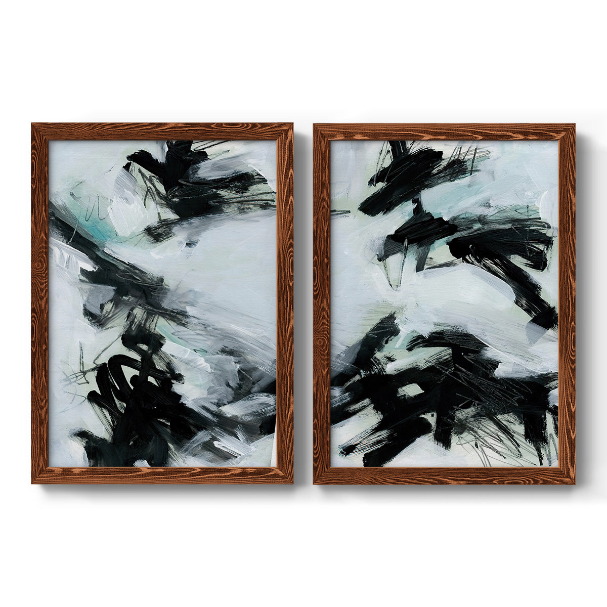 Ocean Current I - Premium Framed Canvas 2 Piece Set - Ready to Hang