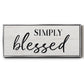 Simply - Floater Framed Canvas Print
