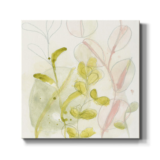 Celadon Trace II - Canvas Art Print