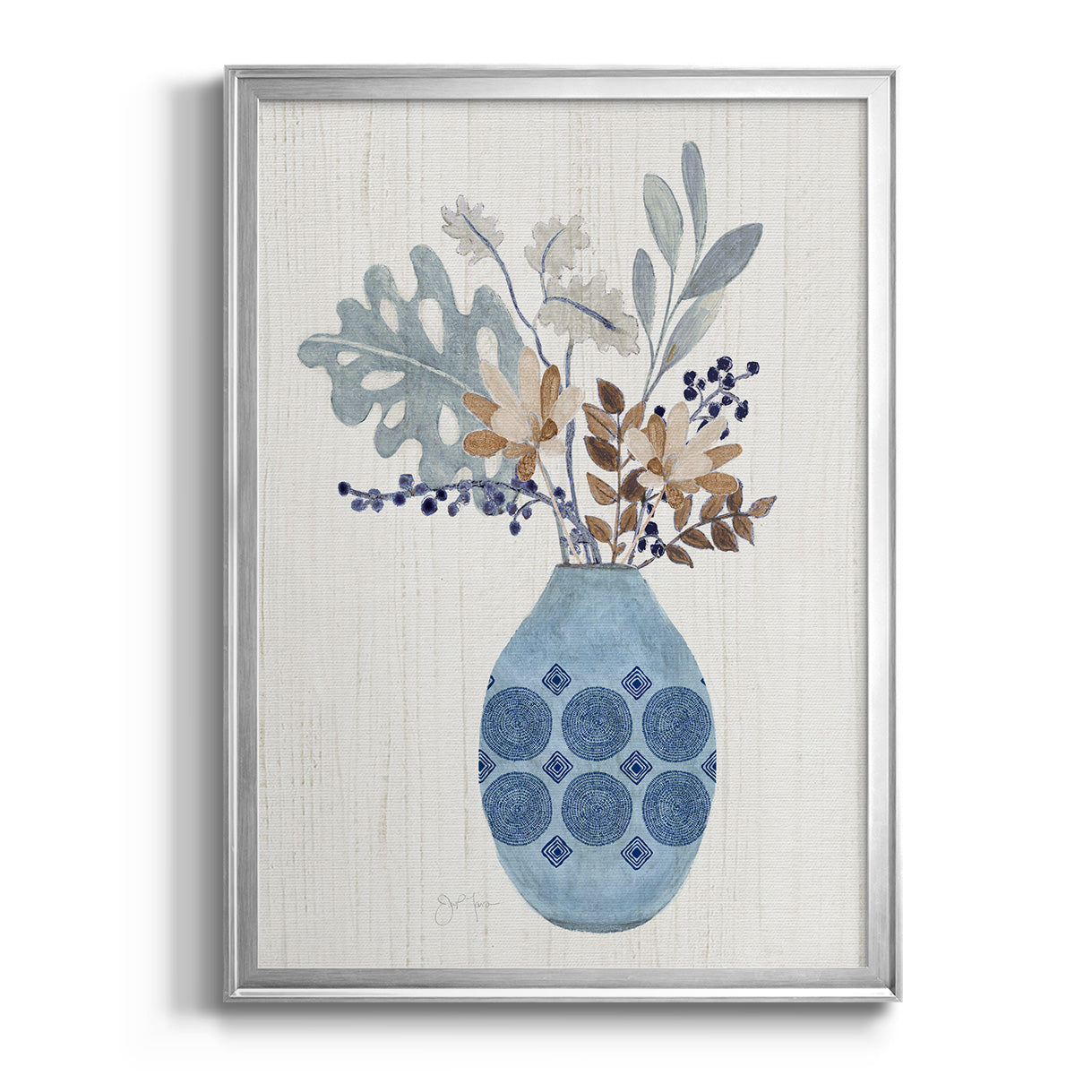 Boho Arrangement II - Modern Framed Canvas Print