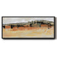 Bridges Ochre II - Floater Framed Canvas Print