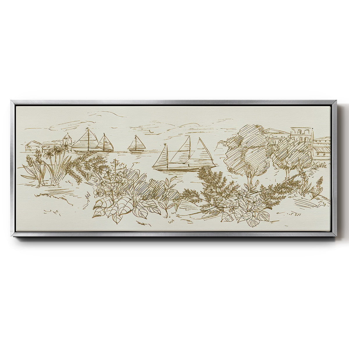 Autumn Landing II - Floater Framed Canvas Print