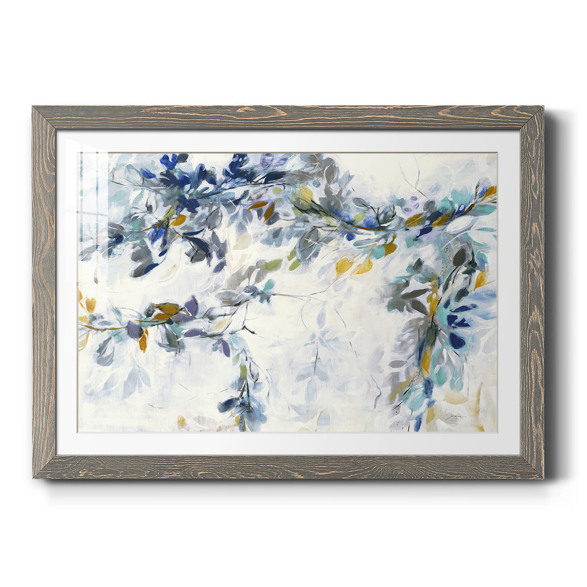 Gentle Gestures - Barnwood Framed Art Print