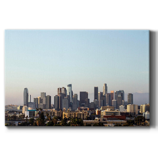Beautiful Aerial View of Los Angeles - Canvas Art Print