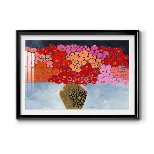 Red Poppies II - Modern Framed Art Print