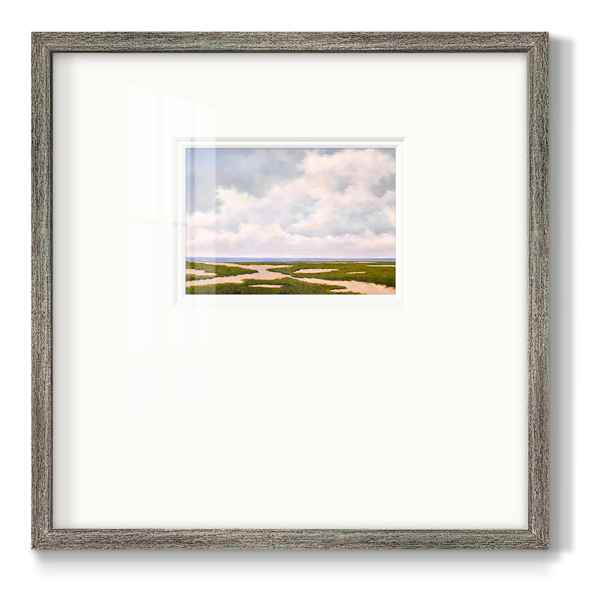 Beach Dunes Premium Framed Print Double Matboard