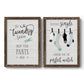 Drop Your Pants - Premium Framed Canvas 2 Piece Set - Ready to Hang