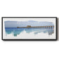 Virginia Beach Pier - Floater Framed Canvas Print